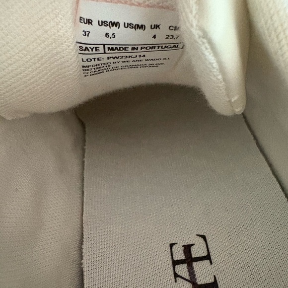 NWT SAYE Modelo 92 Vegan Sneakers Size 37 Women’s - Picture 14 of 15